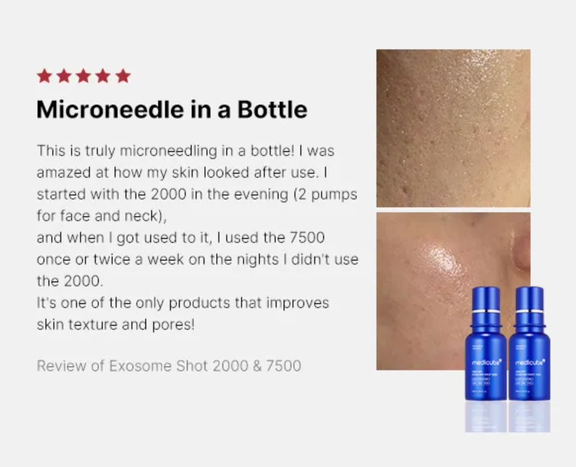 medicube One Day Exosome Shot Pore Ampoule 2000 30ml