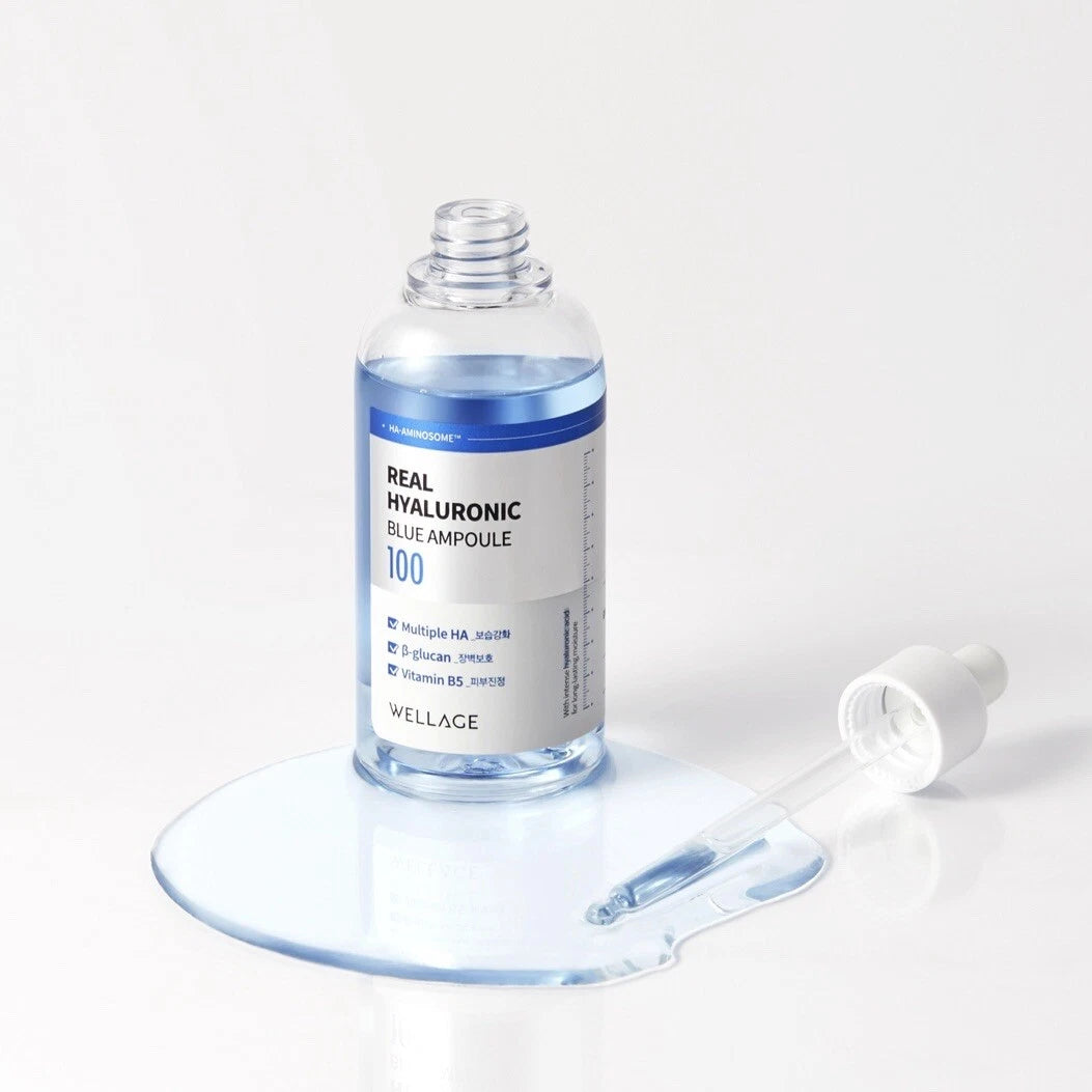 WELLAGE Real Hyaluronic Blue Ampoule 100 100ml
