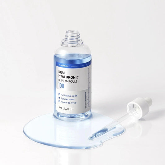 WELLAGE Real Hyaluronic Blue Ampoule 100 100ml