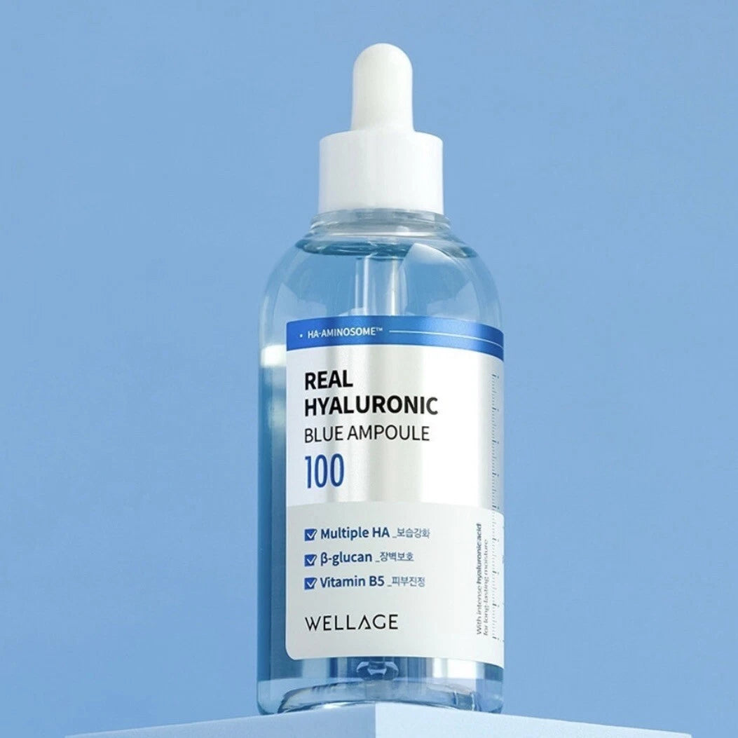 WELLAGE Real Hyaluronic Blue Ampoule 100 100ml