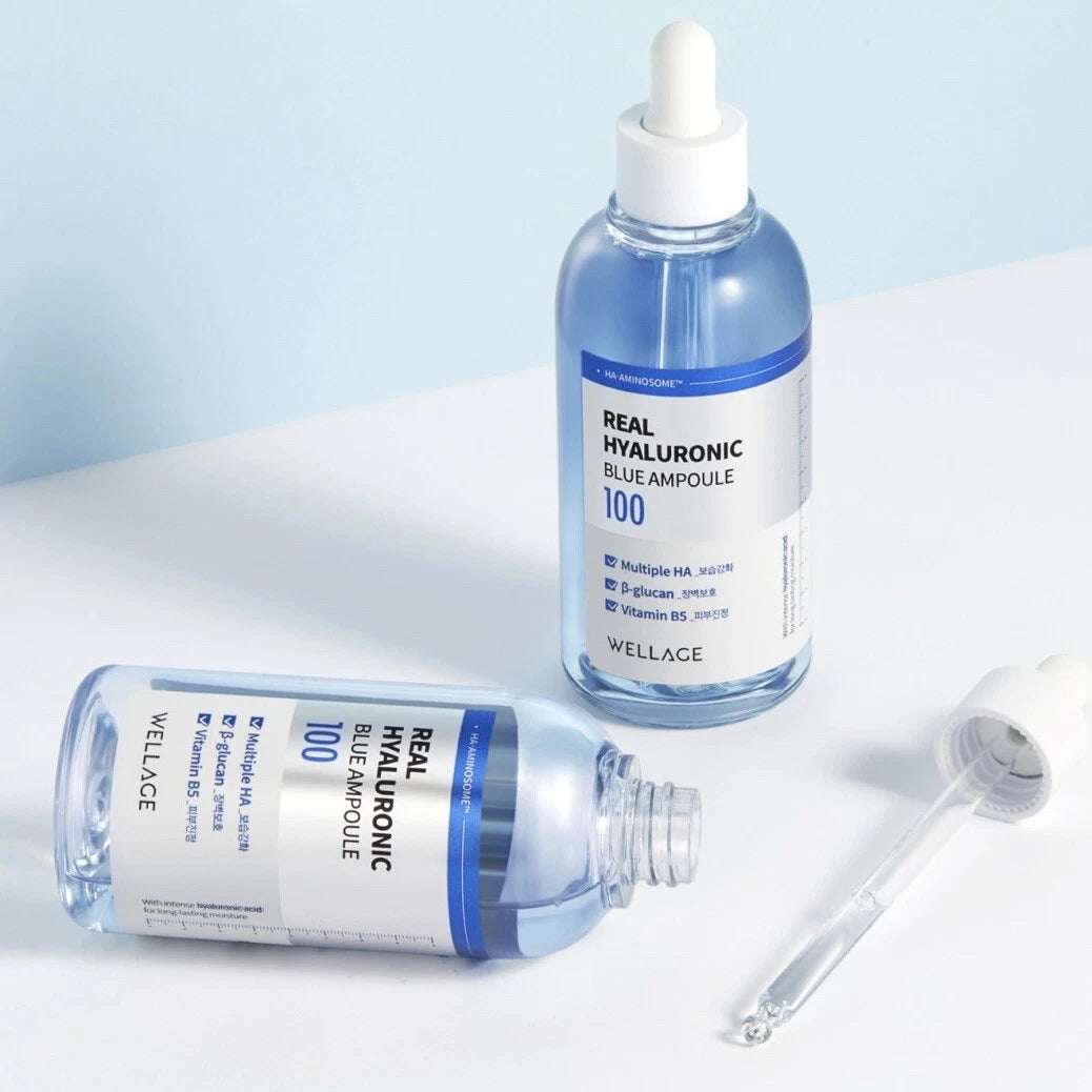 WELLAGE Real Hyaluronic Blue Ampoule 100 100ml